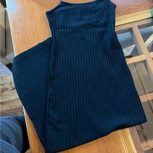 Zara Black ribbed Dress Size S